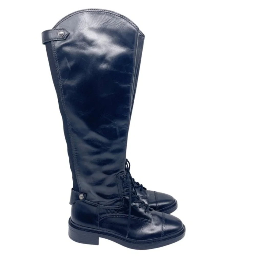Vince Camuto Women's Siridola Leather Almond toe Over‎ The Knee Boots Size 6M